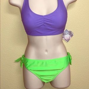 NWOT Op neon green Bikini Bottom